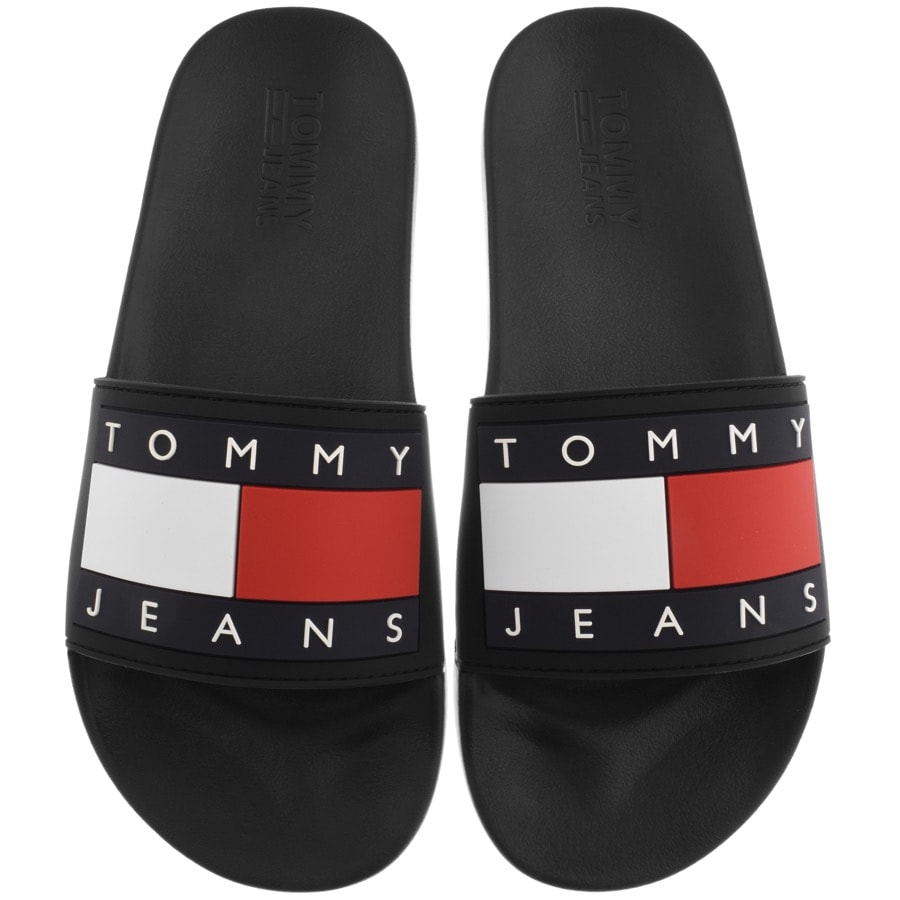 Alternative Image for ProductTommy Jeans Flag Pool Sliders Black1